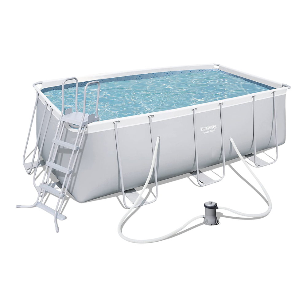 Bestway frame best sale pool 412x201x122